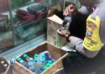 Di Toili Polisi Sita 4 Botol Cap Tikus, Di Nuhon Miras Disita Penjual Lari