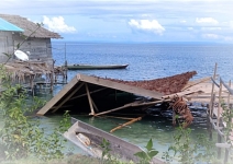 Angin Rusak Rumah Nelayan di Luwuk Timur