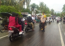 Puluhan Personil Gabungan Amankan Empat Titik Lokasi Wisata Di Nuhon