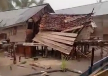Dua Unit Rumah Rusak Diterjang Puting Beliung