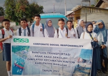 PT. PAU Tanggulangi Transportasi Pelajar di Kintom