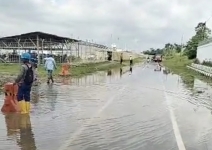 Luapan Air Laut Di Depan PT PAU Disinyalir Bukan Faktor Alam