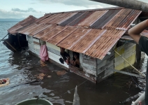 Rumah Warga Montop Banggai Kepulauan Roboh Diterjang Puting Beliung