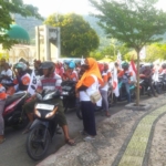 Relawan Capres – Cawapres Amin Convoi Akbar Di Kota Luwuk