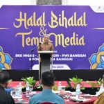 Halal Bihalal JOB Tomori Bersama Pewarta Banggai Rangkaian Dari Sosialisasi Senoro Selatan