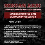 Besok, Masyarakat Petak dan Mahasiswa Demo ke DPRD Banggai