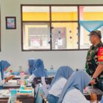 Dandim Laode Azhar Pantau Langsung Penyaluran Makanan Bergizi Gratis