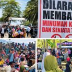Ribuan Warga Padati Wisata Pantai Hek