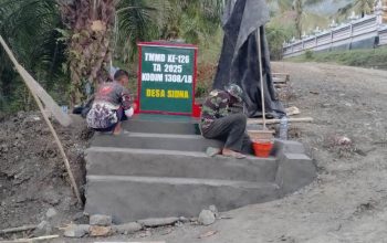 Seluruh Sasaran TMMD ke-126 di Desa Siuna Rampung Dikerjakan