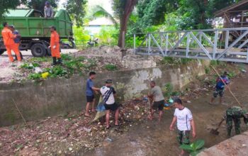 Kodim 1308/LB dan Pemkab Banggai Baksos Aliran Sungai