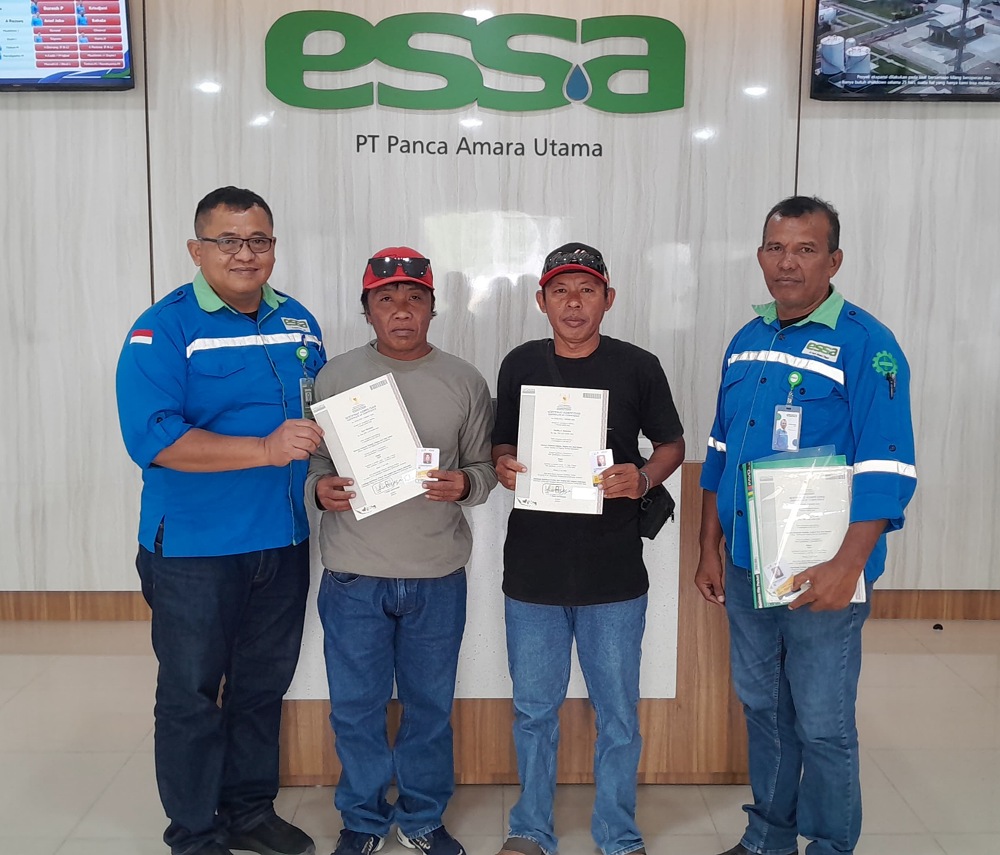 PT PAU Fasilitasi Warga Lokal Pelatihan Scaffolder dan Rigger Tersertifikasi