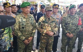Gubernur Anwar Hafid Pimpin Upacara Bakti TNI AD se-Sulawesi Tengah di Banggai